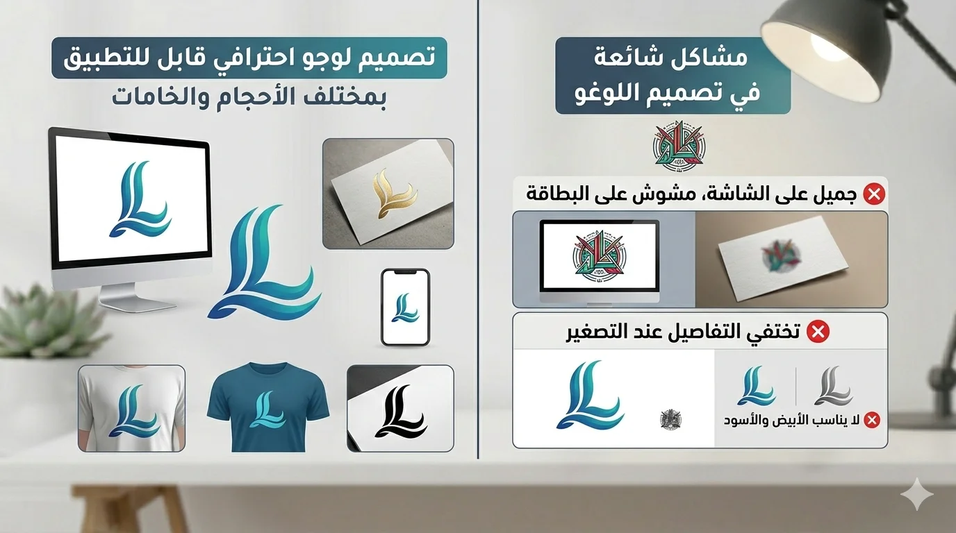 اخطاء شائعة في تصميم اللوغو